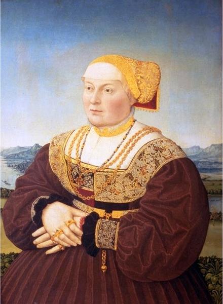 Conrad Faber von Kreuznach Portrait of Anne von Glauburg, born Knoblauch oil painting picture